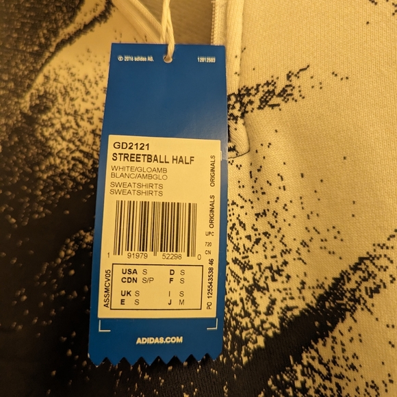 Adidas streetball half zip sweatshirt - Picture 3 of 3